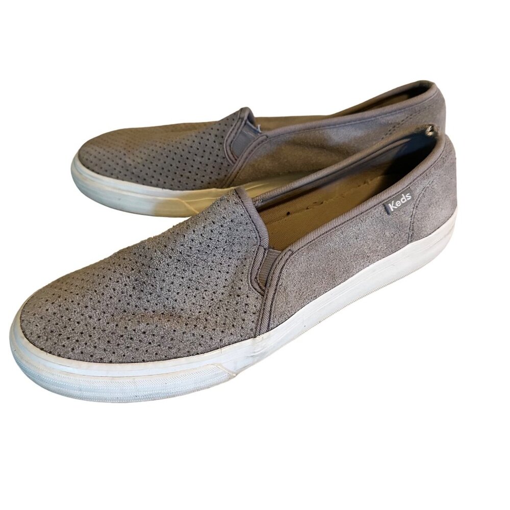 Keds gray dream foam suede sneaker size 8 M - Picture 2 of 7